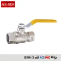 Brass Gas Ball Valve, Angle Gas Valve